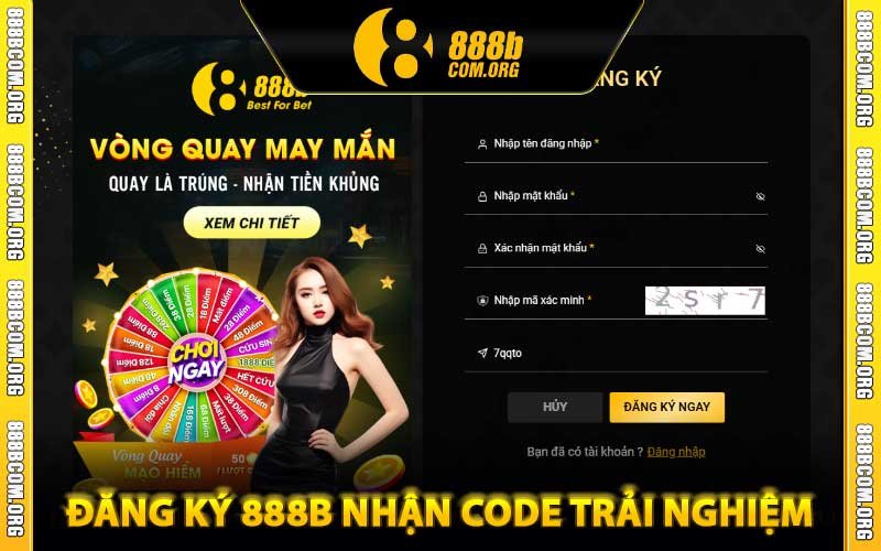 đăng ký 888b nhận code trải nghiệm